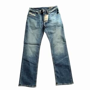 DIESEL MARKEE STRAIGHT MEN’S JEANS RE062 Sz 34 x 32 MSRP $250 Measures Included